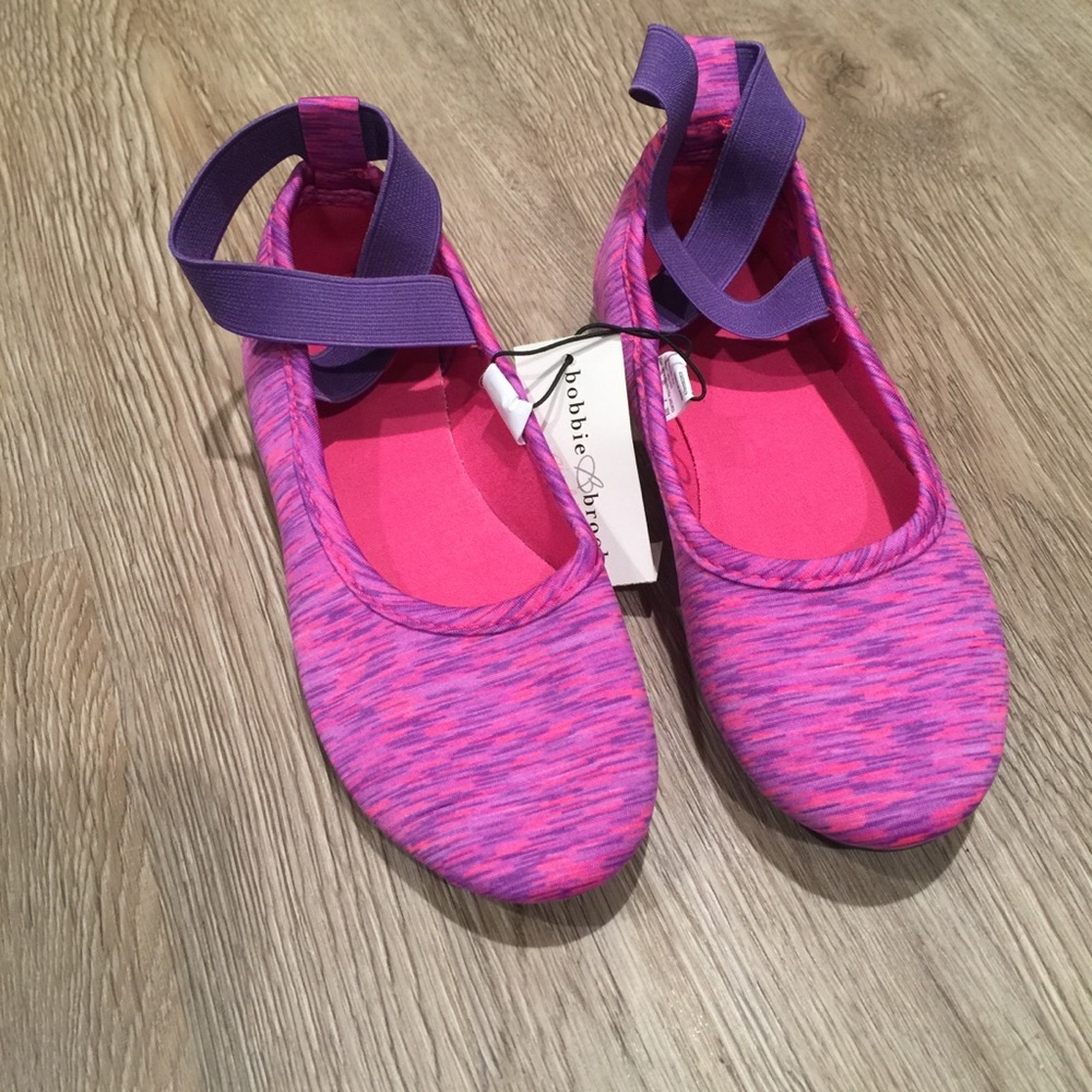 Girls ballet style flats NWT